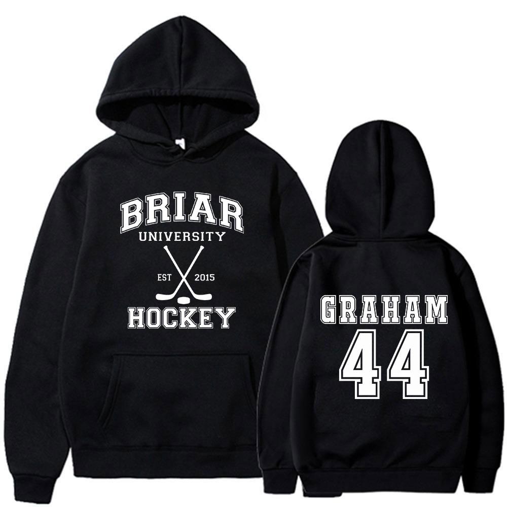 Fashion Hip-hop Graham 44 Printing Hoodie Loose Street Pullover Autumn Casual Clothes Men Women Tops Vintage Sweatshirts