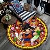 Аниме Dragon Ball Ковры для гостиной Коврик Goku Круглый ковер Напольный коврик Полиэстер Коврик