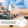 OATIPHO PC Case, Open Frame, Acrylic Panel, MicroATX Compatible, Desktop, Workspace PC Frame, Rack, Space-Saving