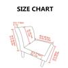 Elastic Plain Fat Sofa Chair Cover Armless Single Sofa Cover Coffee Shop All -Inclusive Fat Stool Cover For Living Dinner Room