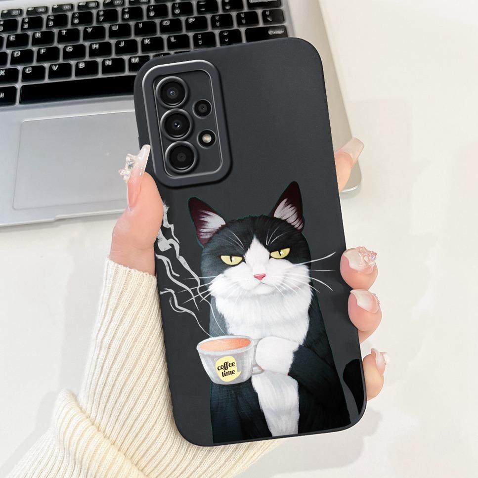 Чехол для Samsung Galaxy A72 4G 5G, модный чехол с мультяшным принтом, мягкий силиконовый чехол для Samsung A72 SM-A725F 6,7", чехол для телефона с астронавтом