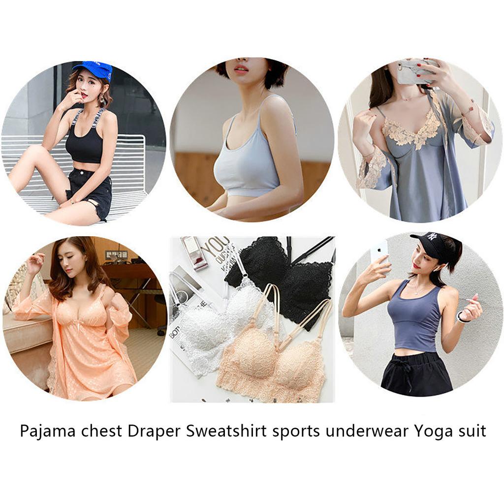 6 пар подушечек для бюстгальтера, треугольные дышащие накладки на грудь, накладки на грудь для нижнего белья, спортивный бюстгальтер