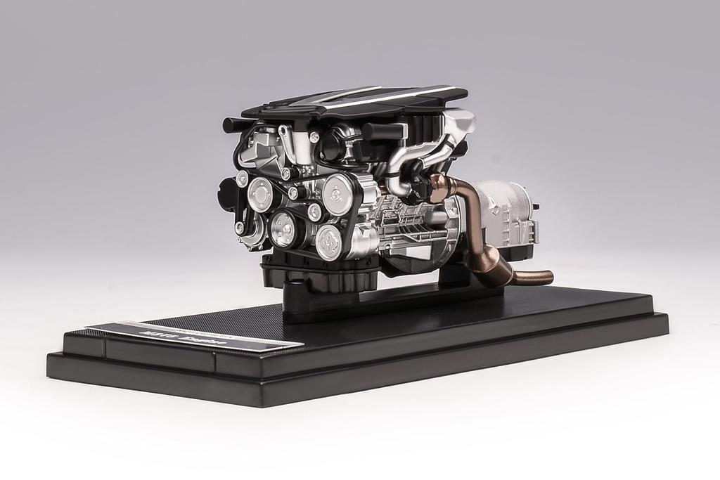 MOTORHELIX 1/18 Scale Mercedes-Benz M275 V12 Engine (W221 Version) Finished Product M90108