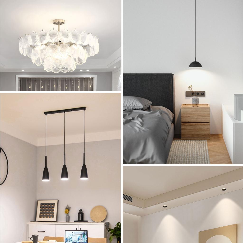 Светодиодные лампы 7W GU10, прожектор, для кухонь, спален, прихожих