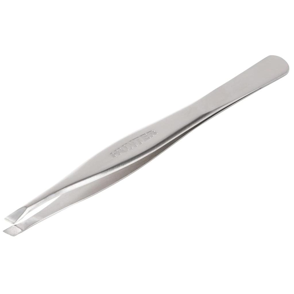 HUNTER Tweezers Precision Made Japan Sebum High Quality Kobayashi Seisakusho Tsubame Sanjo (Diagonal Tip)
