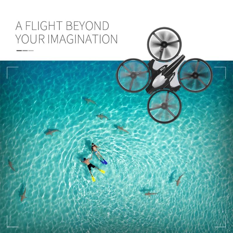 Genuin H36 Mini Drone with Light Remote Control Ship 3 Modes 2.4G Quadcopter 360° Flips and Rolls Helicopter UAV Rc Full-coverage Protective Ring