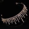 Fashion Zinc Zinc Alloy Headwear Headband Princess Tiaras Rhinestone Hair Hoop Wedding Jewelry Bridal Crowns