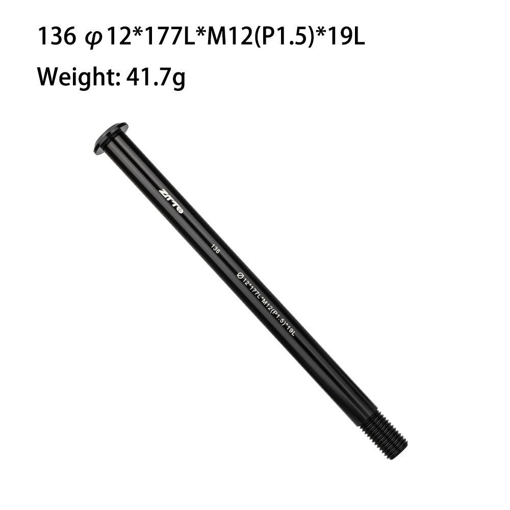 12mm Diameter Bicycle Axle 15mm Diameter Bike Quick Release Skewer Bike Thru Axle Wheel Hub