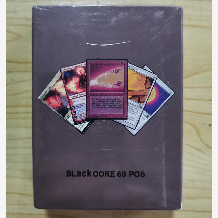 60 шт. Базовый набор черных карт Magic The Gathering Карты MTG Прокси-карты Игральные карты