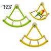 Lightweight Parrot Swing Pirate Ship Toy, Climbing Ladders Perch Cage Toy Interactive Rocking Enrichment for Parakeets, Cockatiels, Conures, Lovebirds