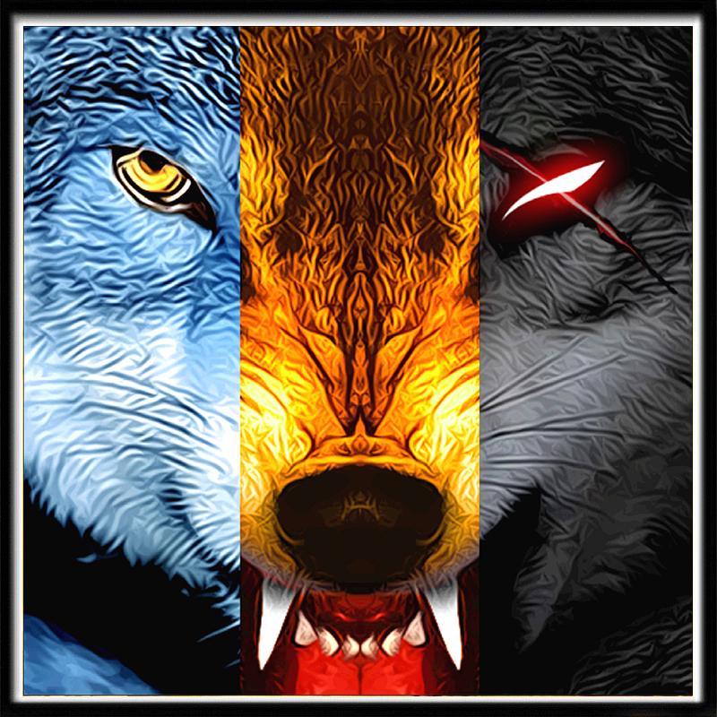 5D алмазная живопись, полная алмазная живопись, животное, собака, Алмазная мозаика, тигр, лев, сделай сам, круглая алмазная вышивка, вышивка крестом, стразы, искусство