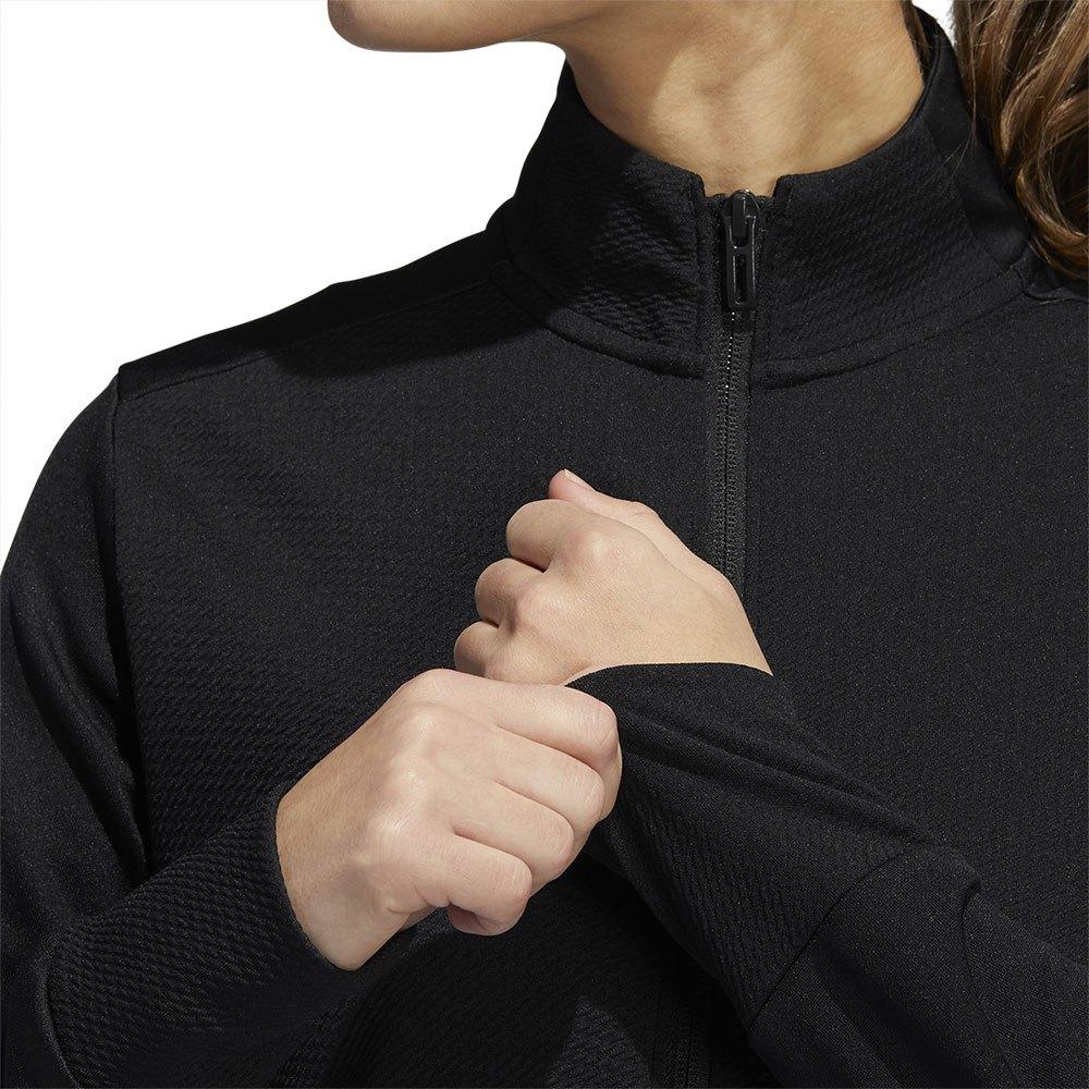 Adidas Textured Full-Zip Down Coat long sleeves recycled polyester