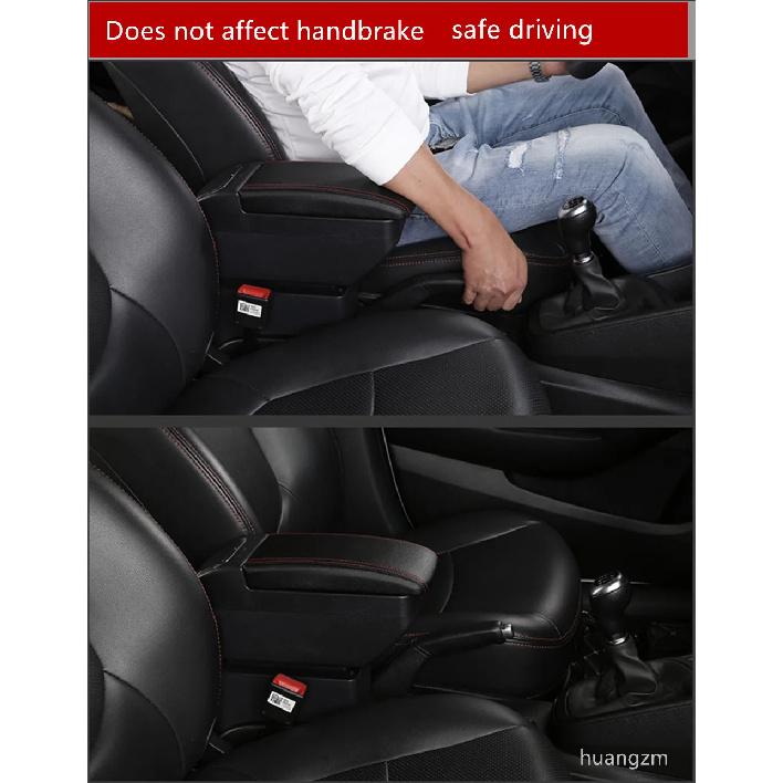 For Toyota Aygo BJ Armrest Box for Citroen C1 Peugeot 107 Armrest Box Store Box Cup Holder Dedicated Retrofit Car Accessories
