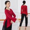 Women's Ethnic Chiffon Dance Costume: Modern Fairy, Slimming, Long Sleeve
