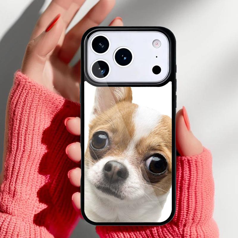 Чихуахуа Милая Собака Щенок коллаж Чехол для Телефона для iPhone 17 16 15 14 13 Pro Max Задняя Крышка для 12 11 Pro Coque
