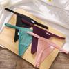 FINETOO Мягкое нижнее белье-стринги, однотонные трусики для женщин M-XL