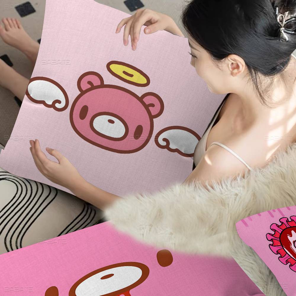 Popular Character GGloomy BBear Personalized Pillow Dust Cover Bedroom Kids Party Decoration Pillowcase Birthday Children Gift