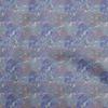 Cotton Poplin Bluish Violet Fabric Autumn Leaves Sewing Fabric By The Yard Printed Diy Clothing Sewing Supplies 42 Inch