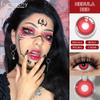 FUNSACHY Cosplay Vampire Red Contact Lenses Anime Cosplay Halloween Lenses Cosmetic Colorful Multicontacts White Black Softlens