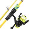 Портативная телескопическая удочка и катушка, комплекты для путешествий, спорта на открытом воздухе, наборы спиннинговых удочек