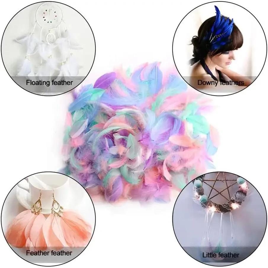 100 шт./пакет 7-12 см Белые Розовые Натуральные Перья Фазана Петуха Плюмас Перо Сделай сам Изготовление Ювелирных Изделий Свадебная Вечеринка Украшение