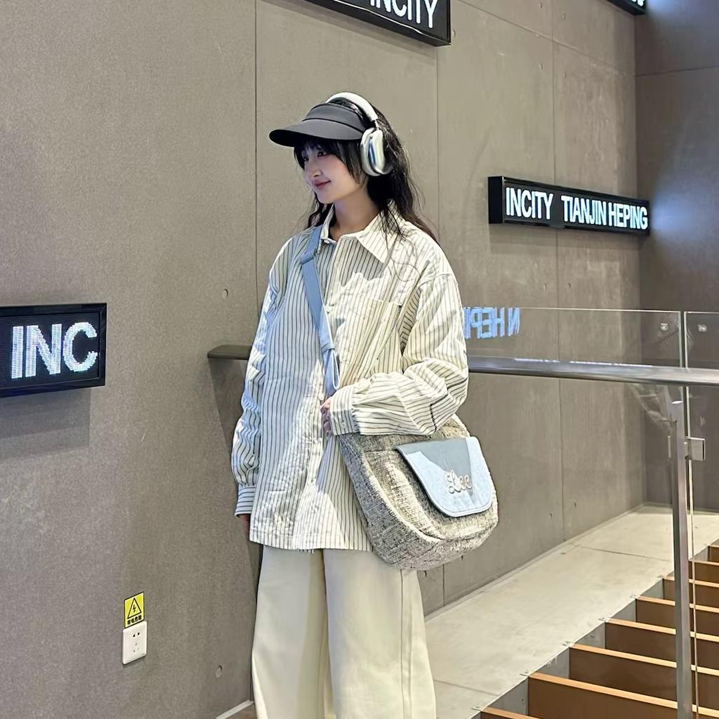 New Lee PU Shoulder Bag Women's Beige Cyan LE250030M-422