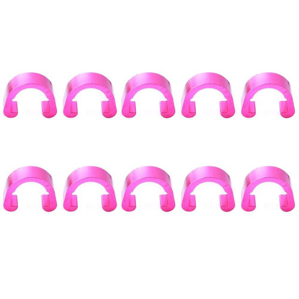 Aluminum Zinc Zinc Alloy For Brake Cable Bicycle C Clips Fixed Tubing Clips C Shape Buckle Fixed Clamp Clips