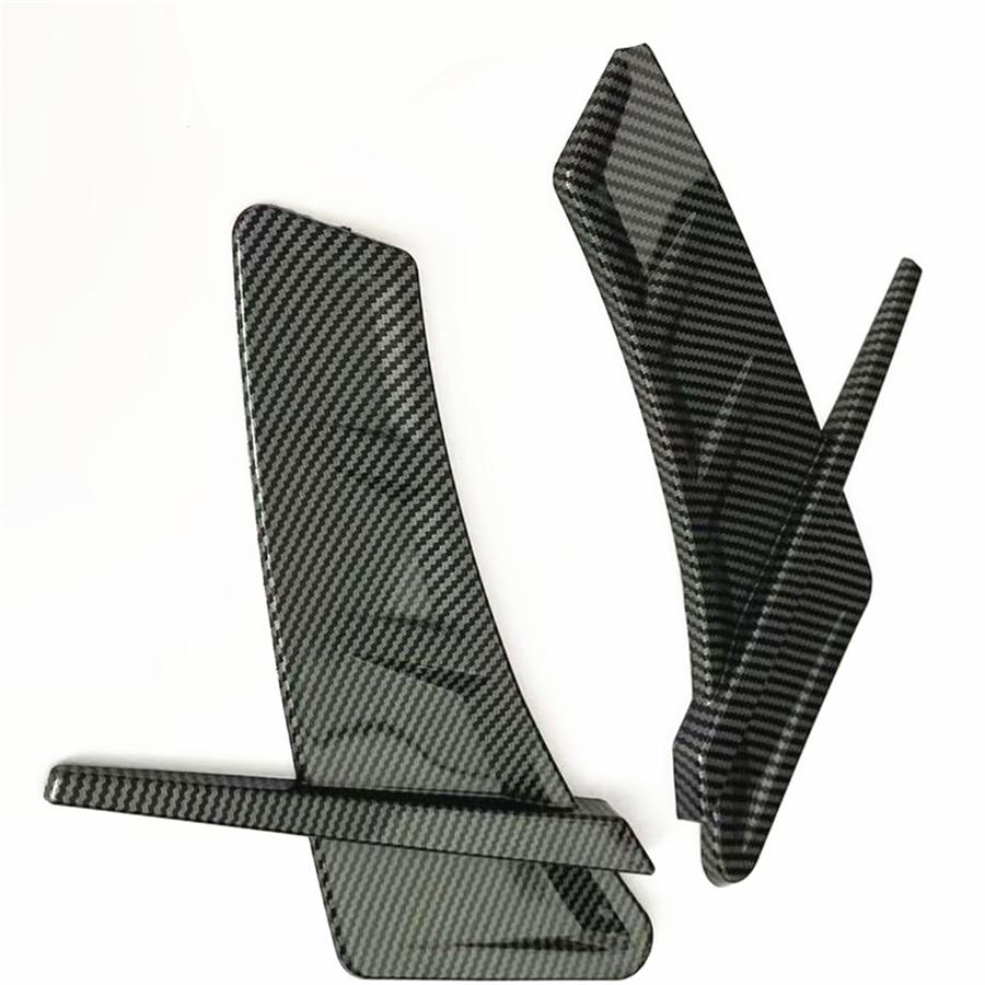 Carbon Fiber Look Car Side Wing Cover Air Intake Flow Fender Vent Trim Stickers