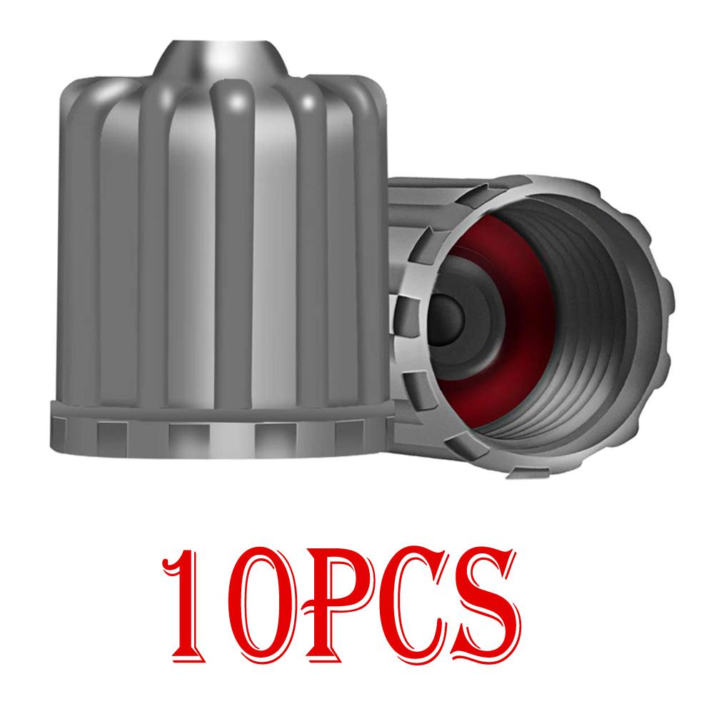 10/20/30/50/100Pcs TPMS Tire Valve Caps with Rubber Seal Plastic Wheel Caps Covers for TPMS Nipple Caps Car Tyre Accessories