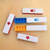 Convenient 7 Day Pill Organizer with Sliding Closure for Medication on the Go