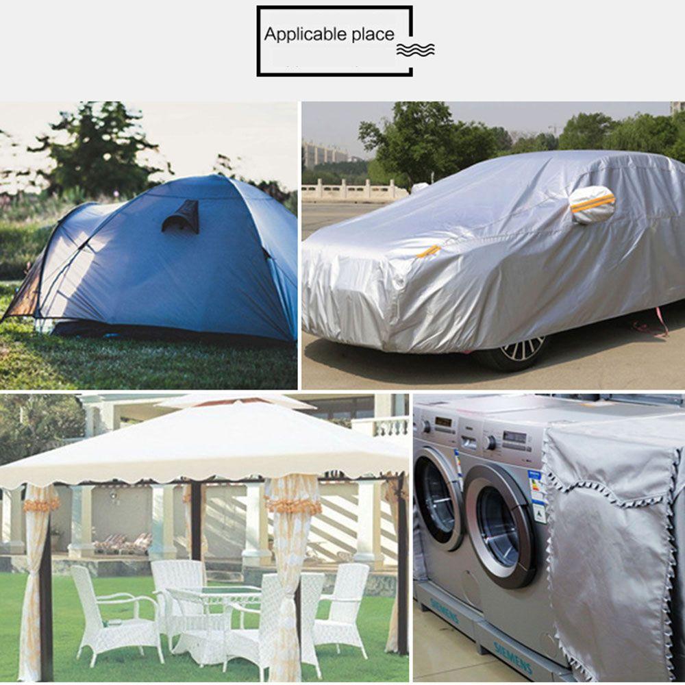 100*150 см Черная светонепроницаемая ткань с серебряным покрытием Водонепроницаемая полиэстеровая ткань для зонта Ткань для палатки Материал для DIY уличной палатки Швейный текстиль