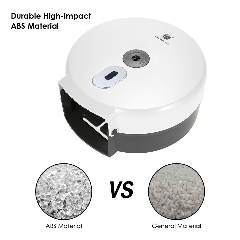 CHUANGDIAN настенный диспенсер для салфеток для ванной комнаты, круглый держатель для бумажных полотенец, диспенсер для бумажных полотенец