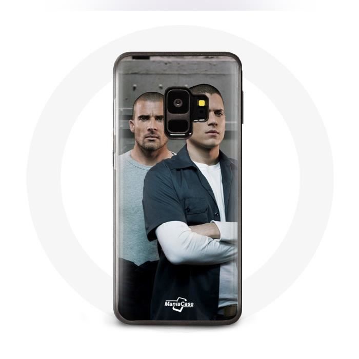 Coque pour Samsung Galaxy S9 plus Prison Break Michael Scofield Et Lincoln Burrows