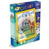 CreArt Kids 18x24cm Duo chevaux