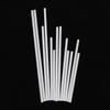 100 шт. Пластиковые палочки для леденцов с полым стержнем белые для вечеринки, обеда, шоколада, сахара, леденцов, палочки для кейк-попсов
