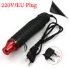 300W Electrical Mini Heat Gun Handheld Hot Air Gun with 300PCS Heat Shrink Butt for DIY Craft Embossing Shrink Wrapping PVC