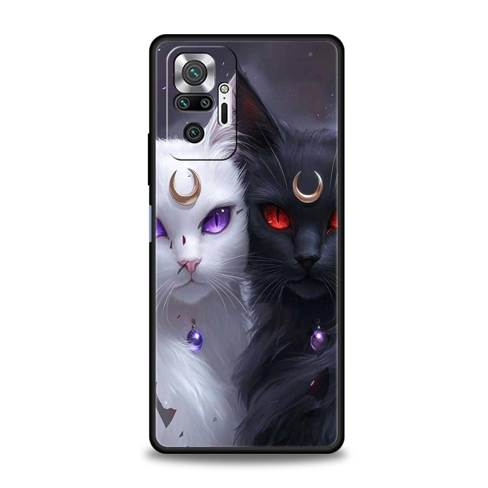Cartoon Art Phone Case Cover for Redmi 14C 10C Note 15 14 13 12 10 11 K40 Pro Plus 5G Soft TPU Shockproof Shell Fundas Capas Bag