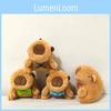 Adorable Capybara Plush Keychain Toy Cute Pp Cotton Stuffed Animal Doll Backpack Charm