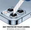 2-3 шт. Для iPhone 15 Pro Max Защитные кольца для камеры Для iPhone 13 12 Mini 11 14 Pro Max Стеклянная пленка-чехол для объектива Для iPhone 15 Plus 4
