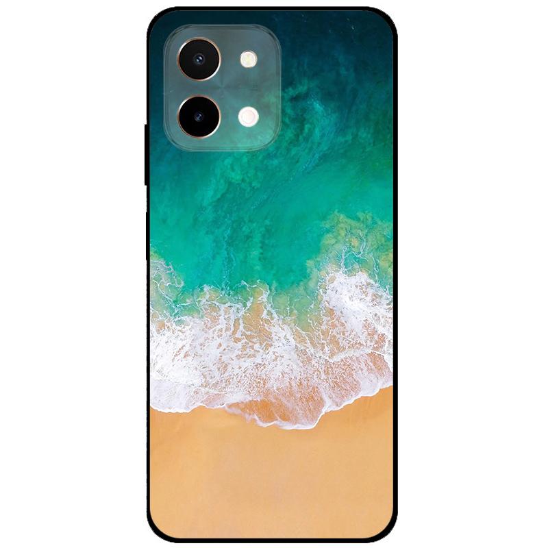 Чехол для Vivo Y28 4G 6.68'' Черный ТПУ Силикон Мультяшная Защитная Крышка для VivoY28 Y 28 4G Ударопрочный Capa Волк Животные Мягкий Чехол