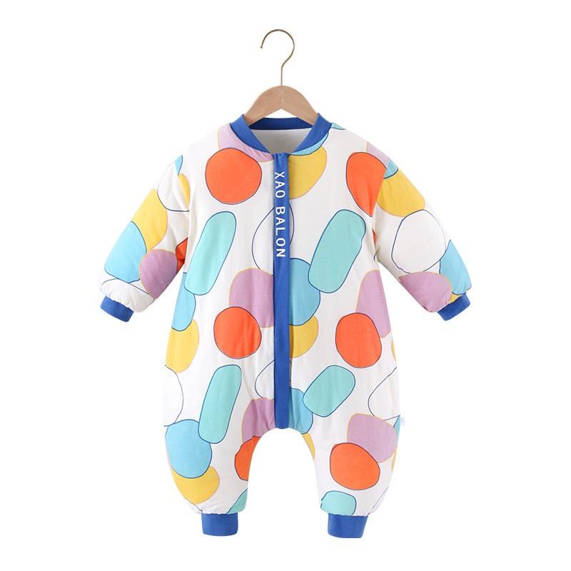Thickened Cotton Baby Sleep Sack With Zipper Leg Separation Toddlers 1-3 Years A-Class Safety Winter Fall