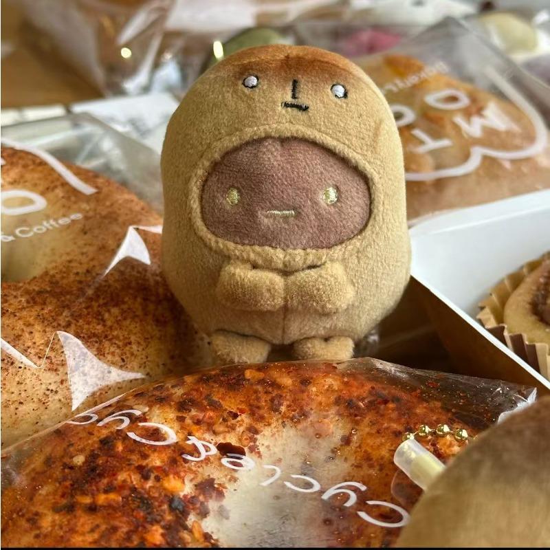 kawaiiSumikko Gurashi Sanx Toast Plush Keychain Rilakkuma Backpack Pendant cute Anime Collectibles for Kids Birthday Gifts