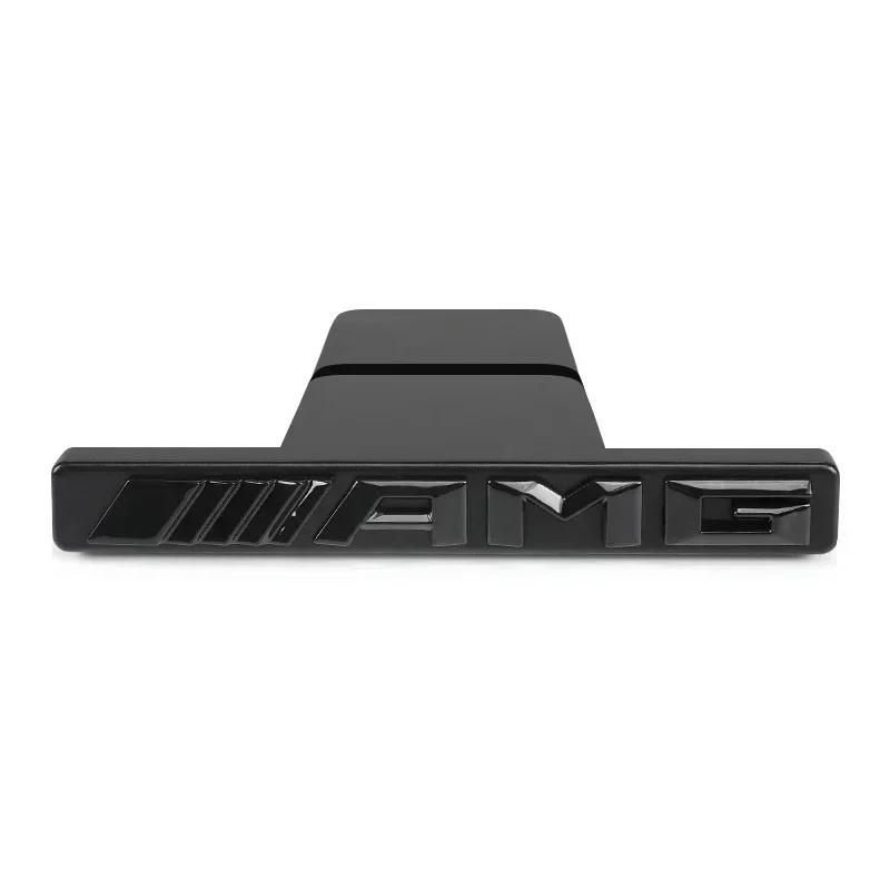 1pcs 3d AMG Logo Emblem Car Front Grille Badge Car Styling For Mercedes Benz W124 W168 W169 W176 W177 W202 W203 W204 W205 W210 YN8