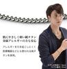 Браслет-цепочка из титана Phiten M 17 см, изготовлен из чистого титанового серебра, аксессуар Kihei, длина 17~21 см, мужской, женский