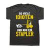 Men's Short - Sleeve Cotton T - Shirt with Cool Graphic Prints