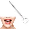 Stainless Steel Dental Mirror #5 with Handle 6.2", Dentist Tool for Teeth Cleaning Inspection