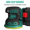 Cordless Rechargable Random Orbital Electric Sander With Sandpaper Wood Grinder Polishing Grinding Machine