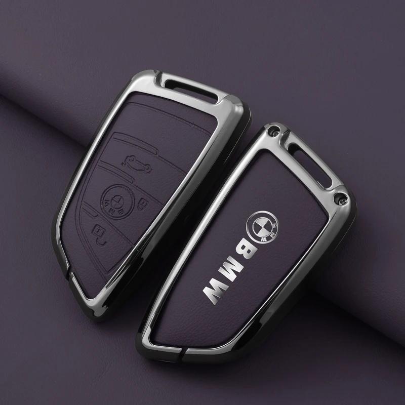 Hot 2025 Car Key Case Cover Shell Keychain for BMW X1 X3 X4 X5 F15 X6 F16 G30 7 Series G11 F48 F39 520 525 f30 118i 218i 320i Ac