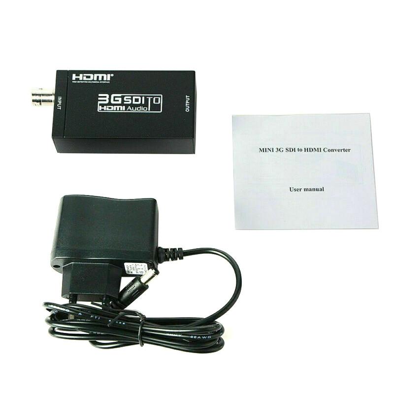 HDMI Extender Over SDI RG6 Coax Cable HD 1080P 60Hz Video Audio Sender Receiver