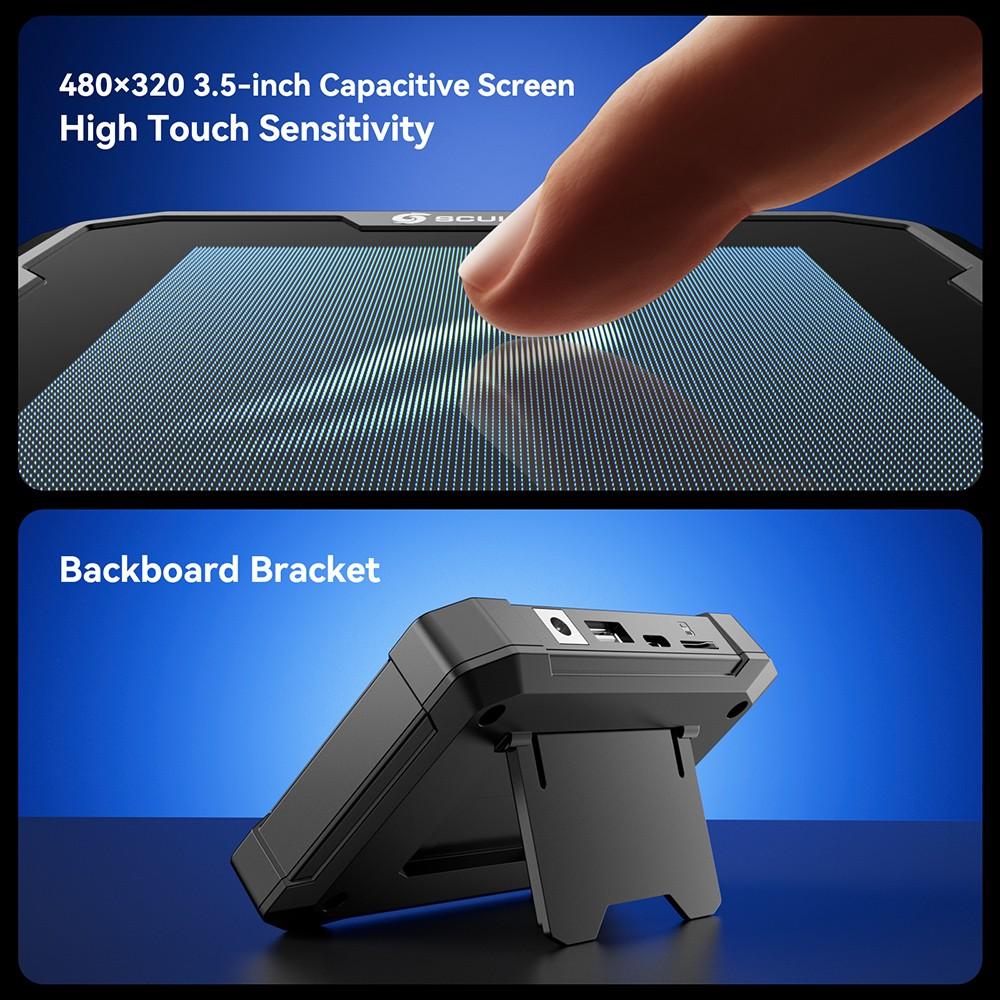 SCULPFUN TS1 3.5-inch Touch Screen, 480x320P, WiFi Connection, with SD Card/ Type-C/ USB/ Power Input Ports